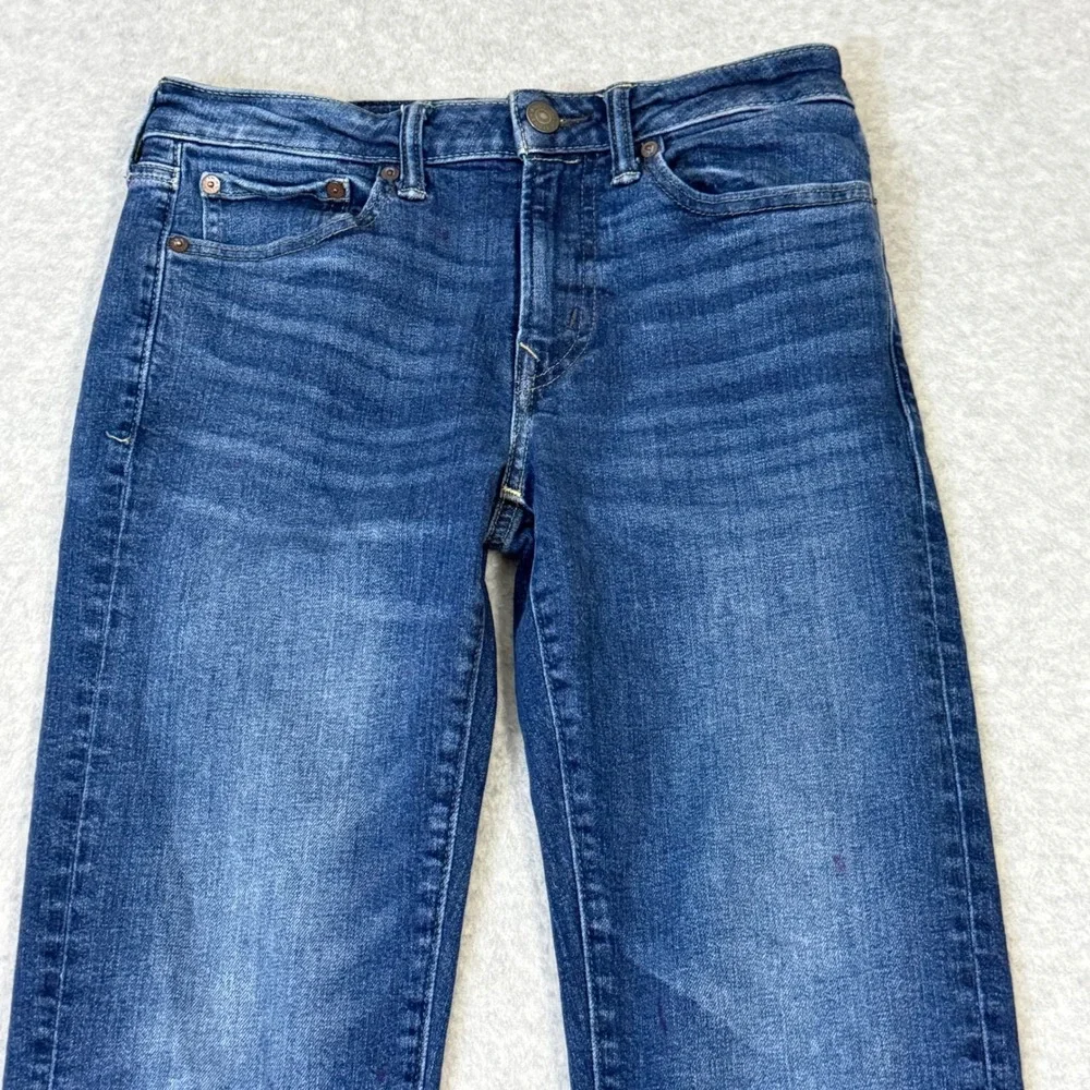 American Eagle Airflex+ Slim Straight Jeans Mens 29x32 Blue Denim Stretch
